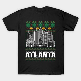 Atlanta Georgia Ugly Christmas T-Shirt